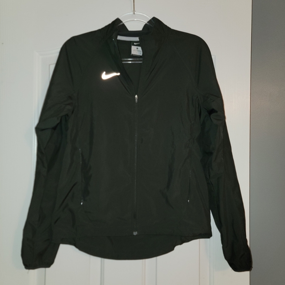 Nike Jackets & Blazers - Nike Women's Dark Grey Light Running Jacket